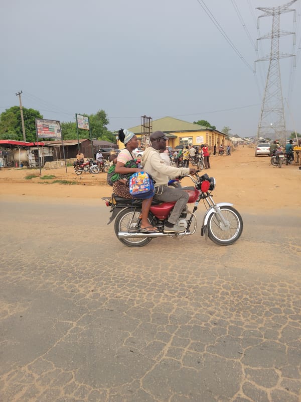 Everyday street life documented across two Nigerian towns