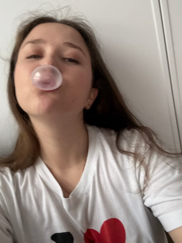 Young woman photographed twice in Izhevsk, Russia Monday afternoon