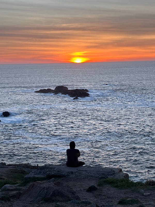 Sunset watchers gather on A Coruña cliffs overlooking Atlantic