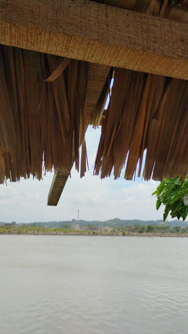 Quiet coastal morning at Ujong Blang, Lhokseumawe