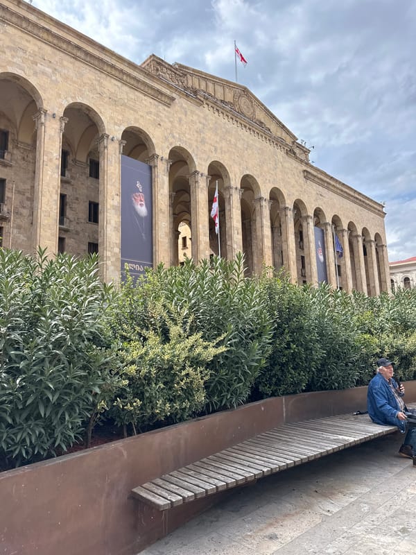 Ordinary morning moments captured across central Tbilisi