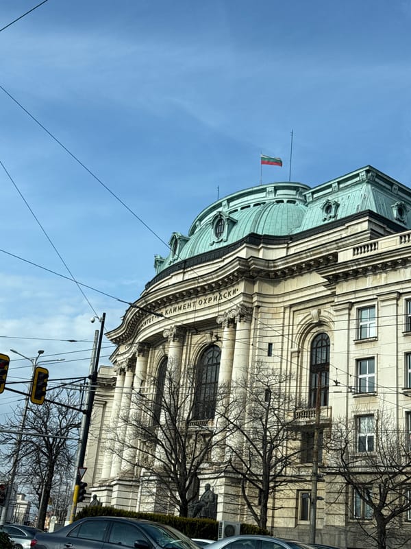 Afternoon urban scenes captured across central Sofia