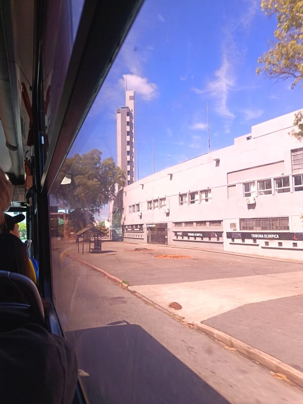 Transit observations near Estadio Centenario in Montevideo
