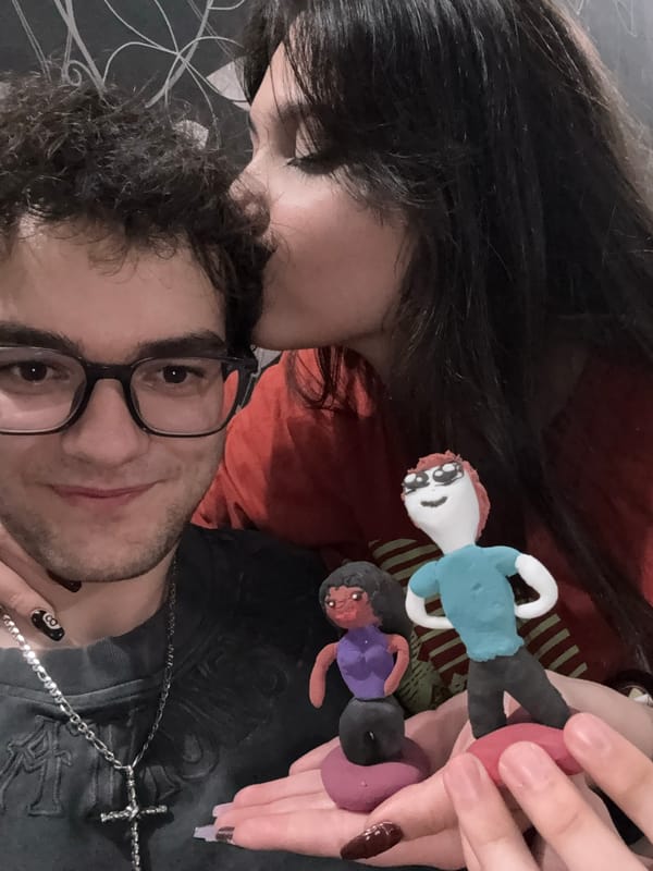 Couple creates personalized clay figurines in Bulgarian home craft session