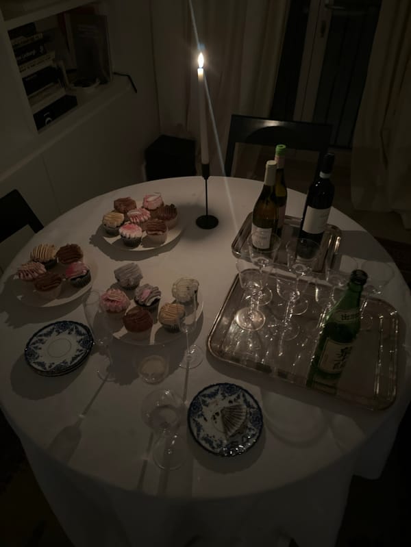 Candlelit Evening Gathering Captured at London Home