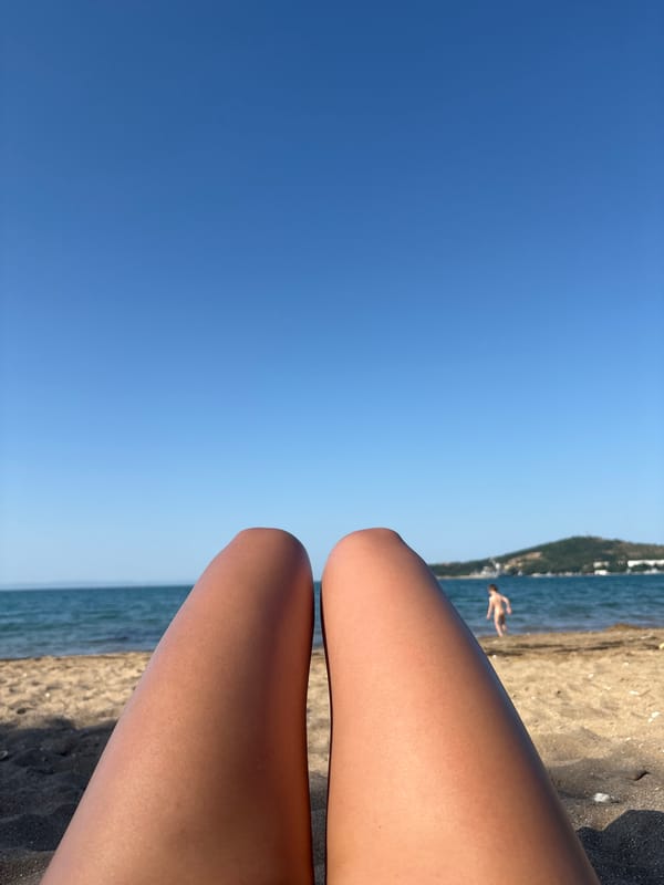 Sunny afternoon on the Burgas beachfront, Bulgaria.
