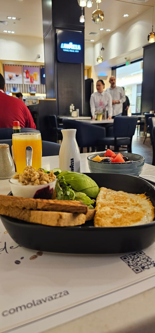 Lavazza cafe spotted in upscale Doha commercial district