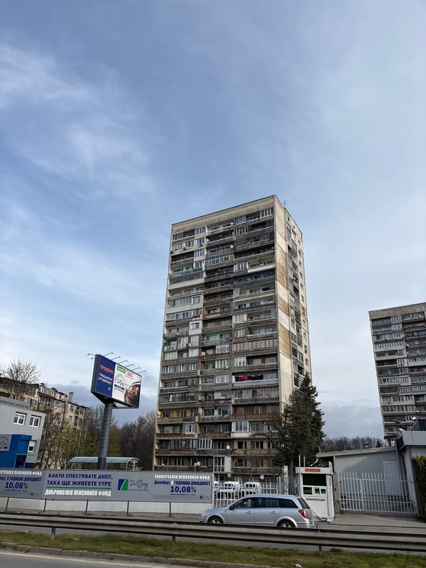 Morning urban scenes documented across Sofia neighborhoods