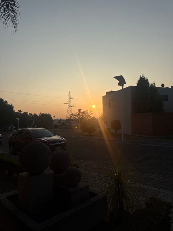 Sunset street scene and pedestrian moments captured in Puebla