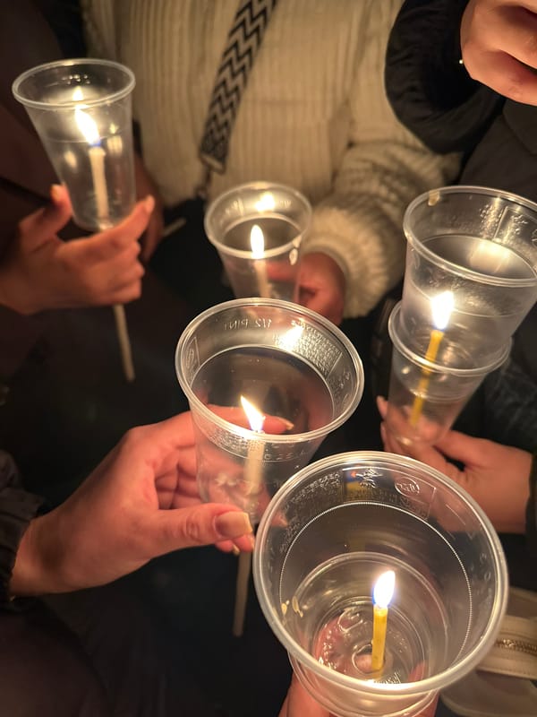 Candlelight vigil held in Dupnitsa, Bulgaria Saturday evening