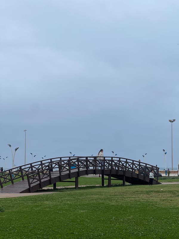 Evening stroll documented in M'Diq, Morocco waterfront and parks