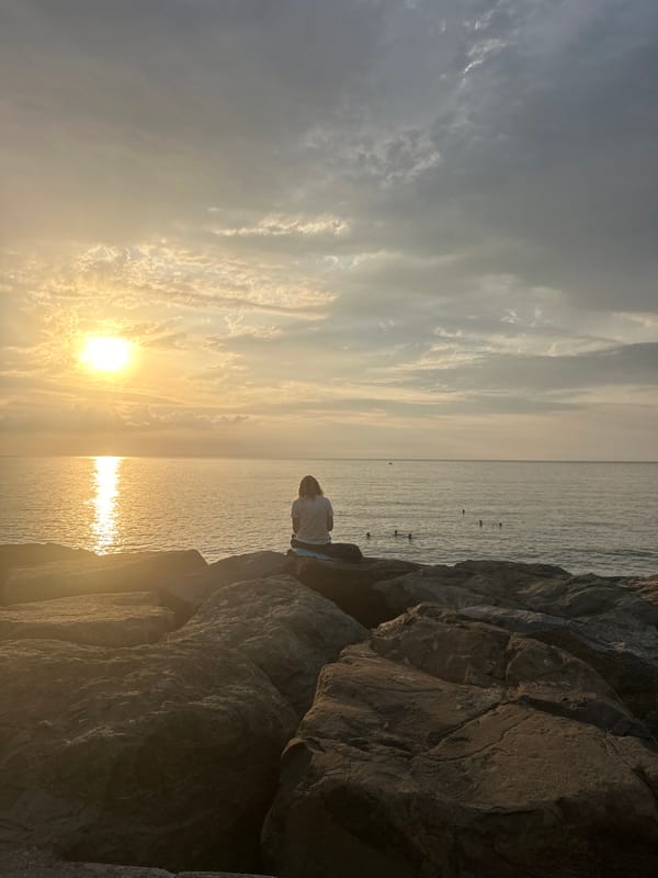 Sunset hour on Batumi Boulevard, Black Sea coast