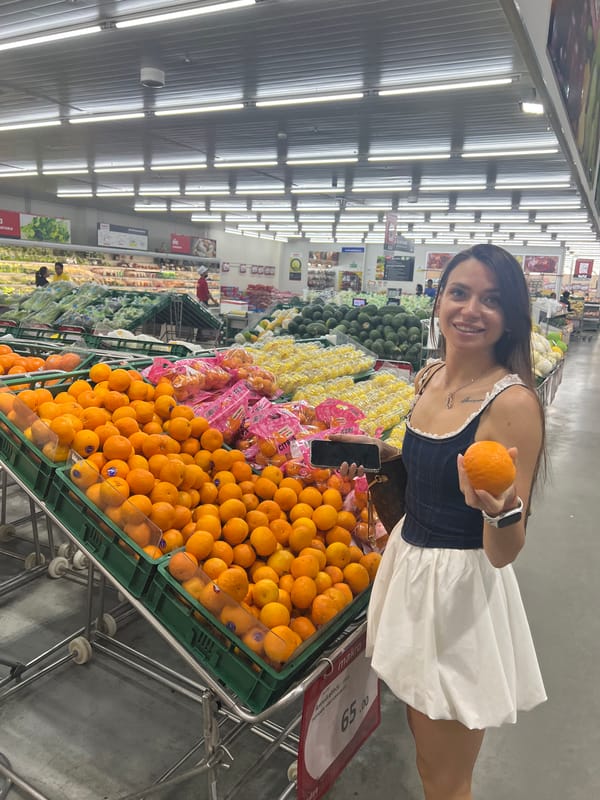 Routine grocery shopping documented at Thai Makro supermarket