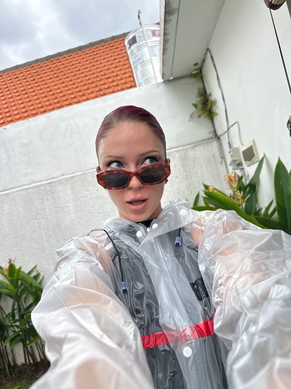 Woman poses for multiple portraits in North Kuta