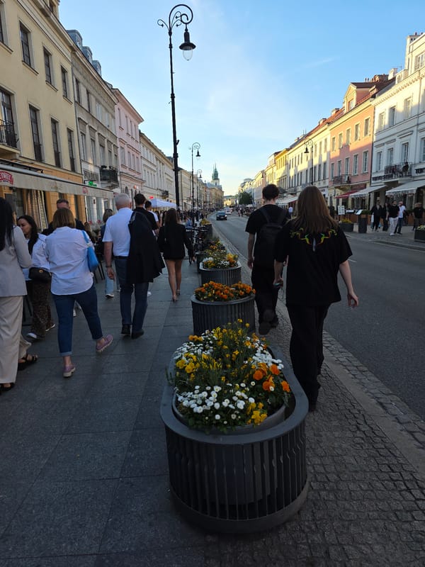Witness documents 11-minute walking tour through central Warsaw