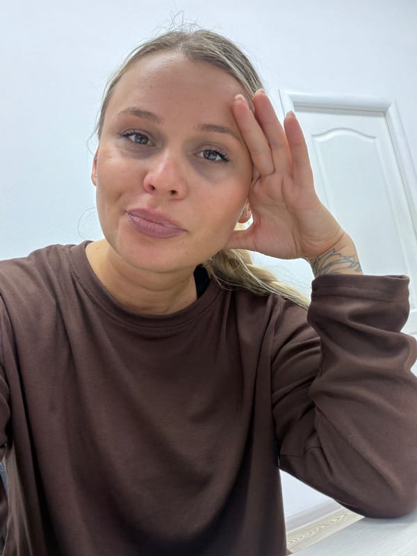 Woman photographed in multiple poses indoors in Sarapul, Russia