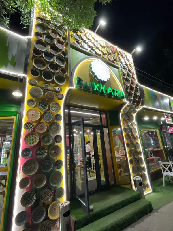 Evening out in Almaty: malls, street food, and neon signs