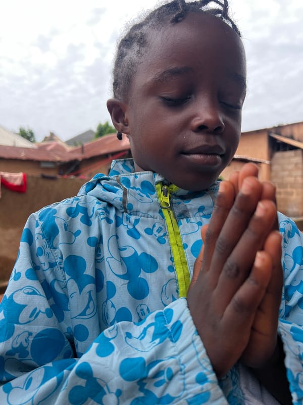 Everyday life in Jos, Nigeria on a June morning