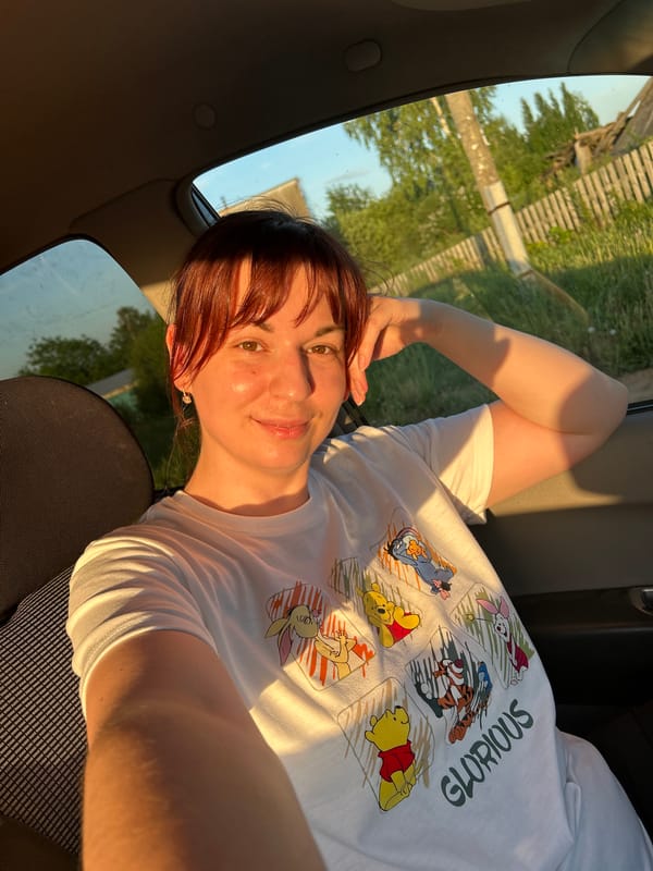 Woman takes selfies during casual outing in Фоки, Russia