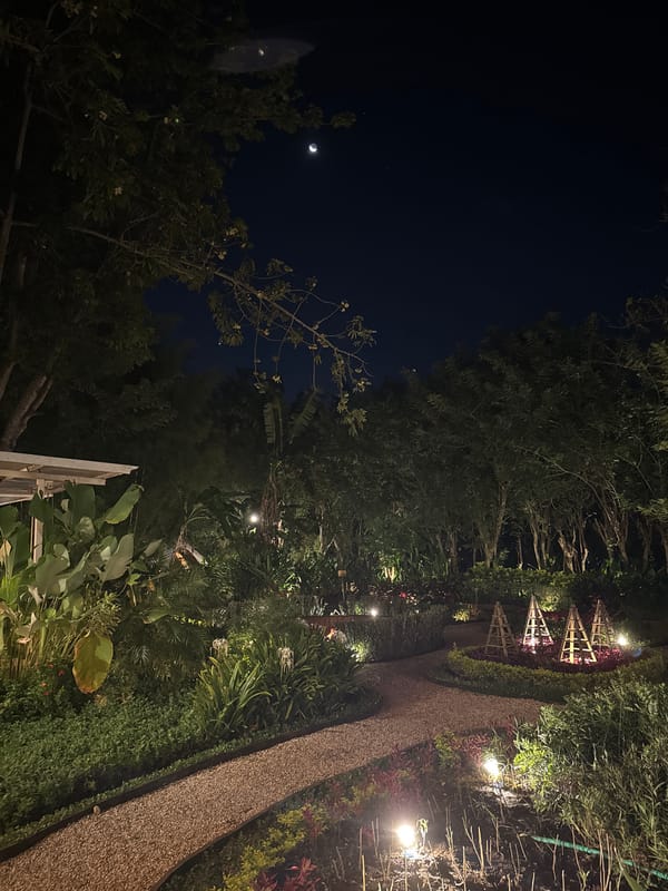 Nighttime dining and street scenes documented in Kuta Selatan