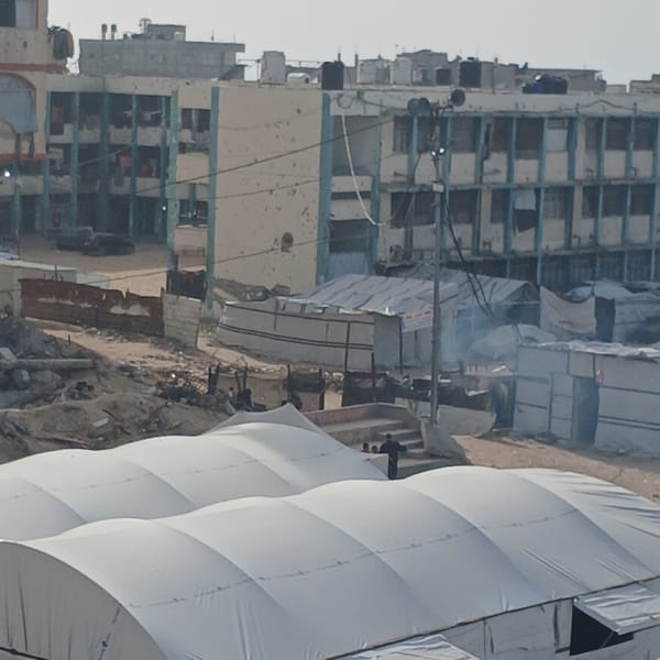 Extensive temporary camps, urban destruction documented across Gaza City