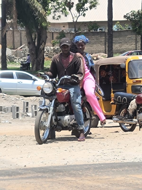 Morning street life documented across two Nigerian communities