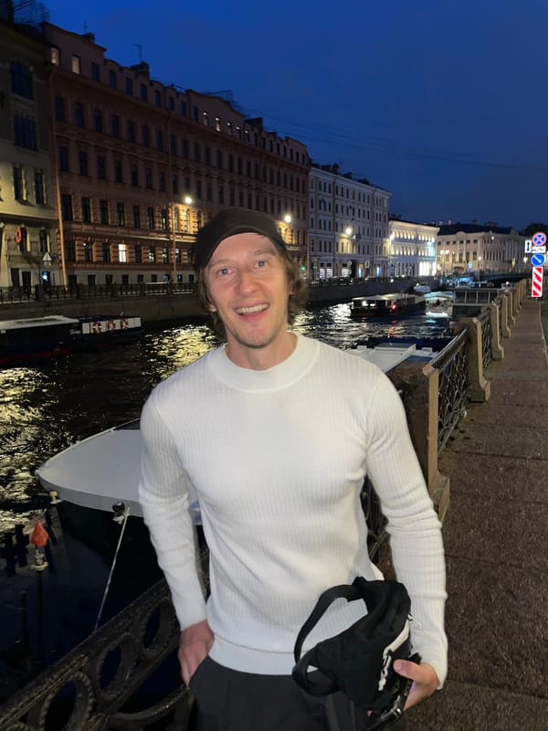 Evening stroll along Saint Petersburg's canals near Spilled Blood