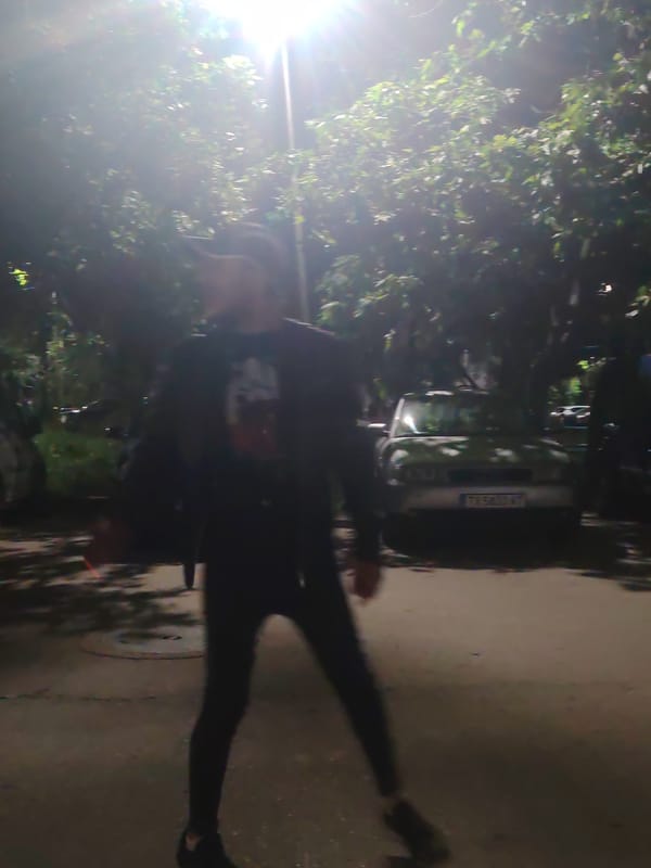 Evening social gathering documented in Dobrich, Bulgaria