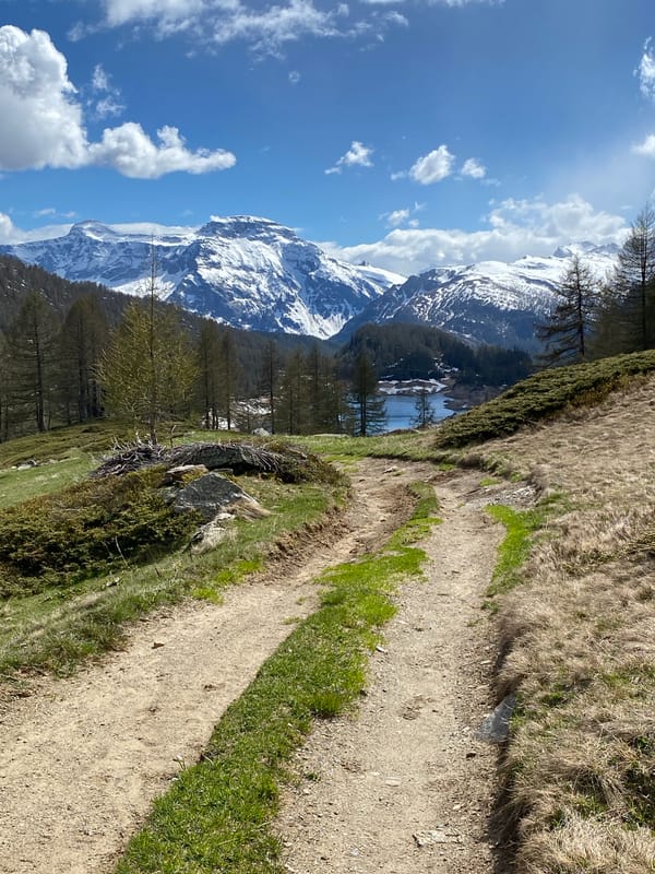 Alpine landscape documented across Baceno, Italy during afternoon hours