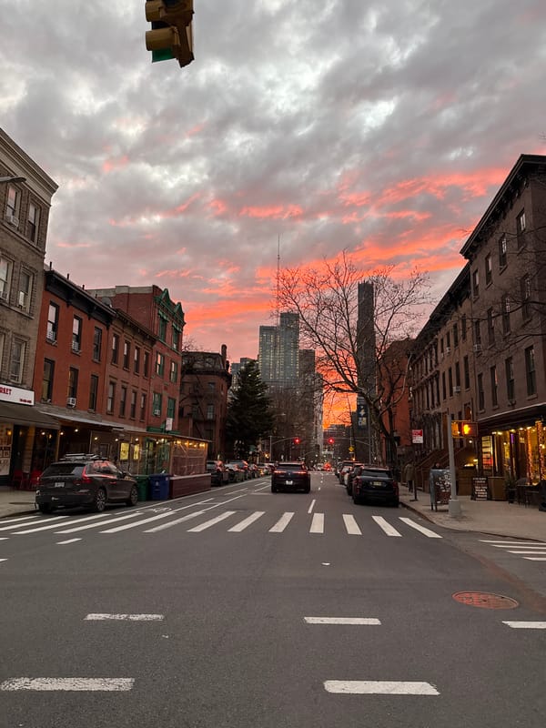 Evening dining and street scenes captured across NYC