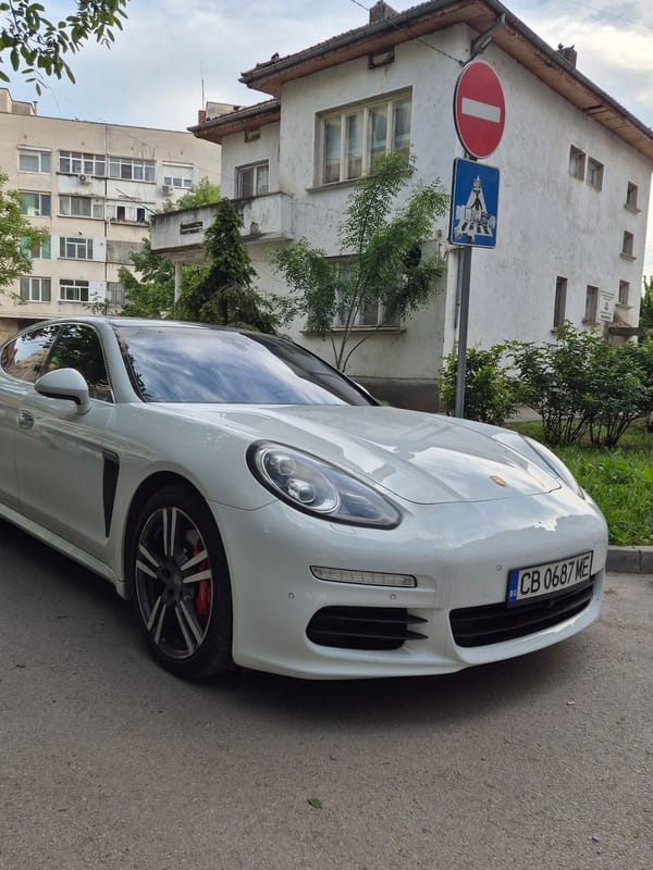Porsche and three cats spotted in Pavlikeni, Bulgaria