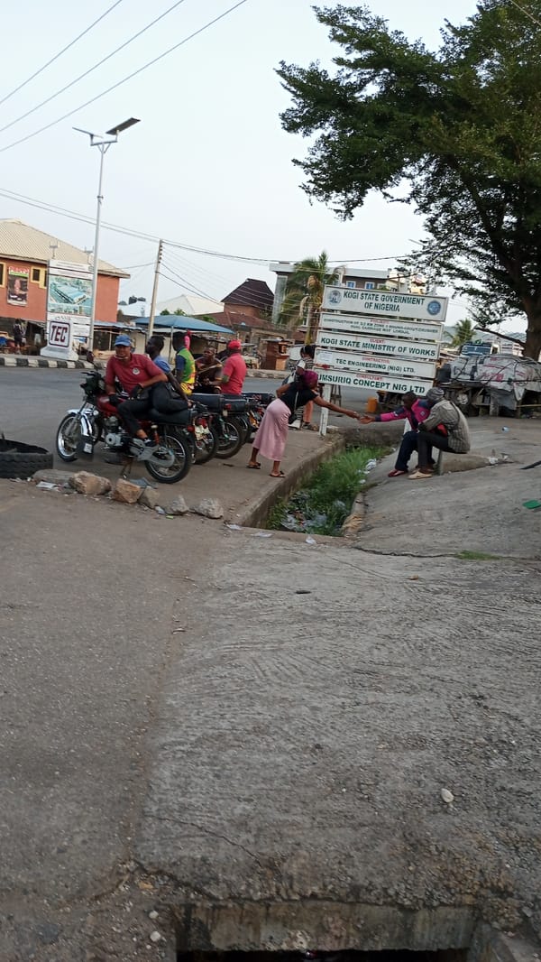 Early morning street life documented in Adankolo, Nigeria