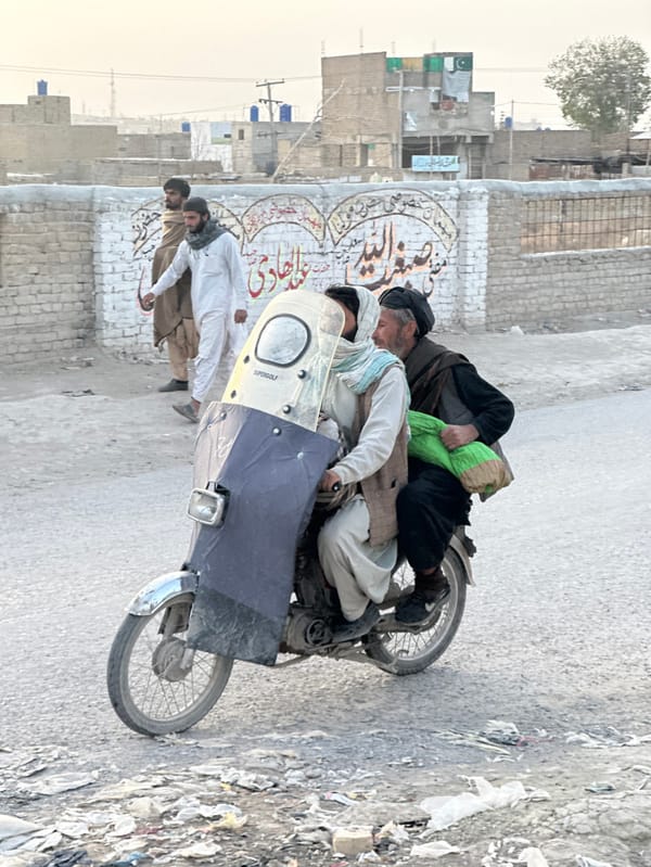 Daily street life documented in Quetta residential areas