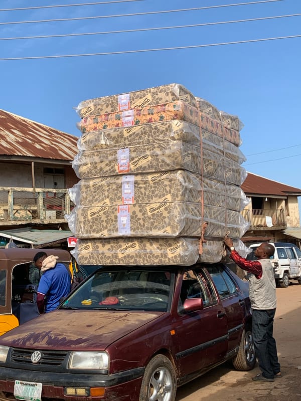 Morning street life and market hustle in Bukuru, Nigeria