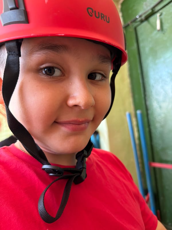 Children enjoy indoor rock climbing session in Izhevsk