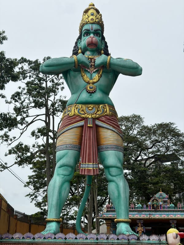 Early morning tourist visit to Malaysia's Batu Caves temple