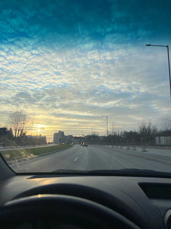 Sofia residents document sunset views and quiet moments