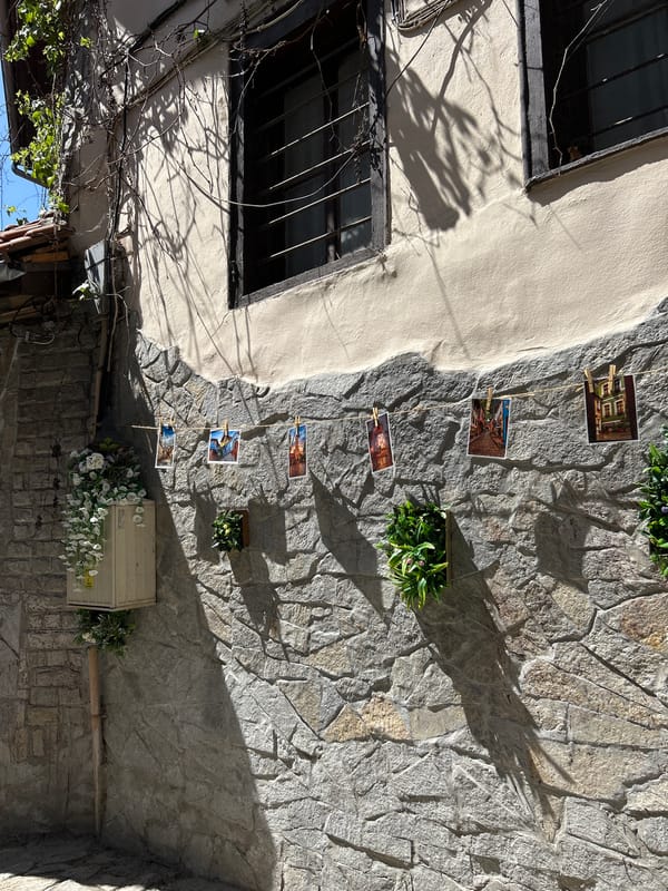 Morning stroll through Plovdiv's historic Old Town streets