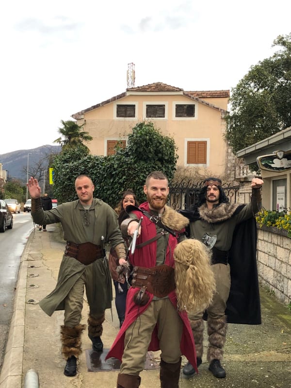 Medieval costumes and historic fortress spotted in Herceg Novi