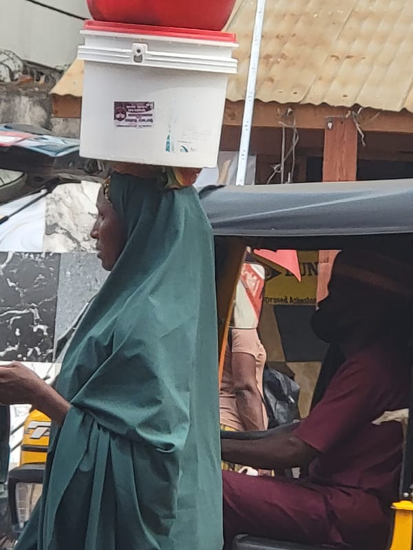 Street scenes captured in Maiburiji, Nigeria