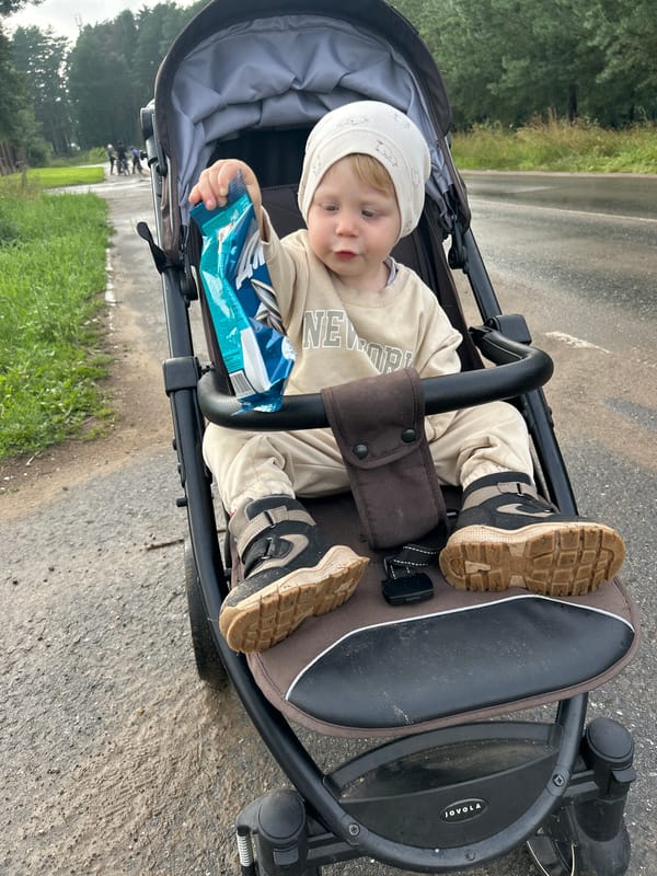 Summer afternoon bike outing in Chaikovsky, Russia