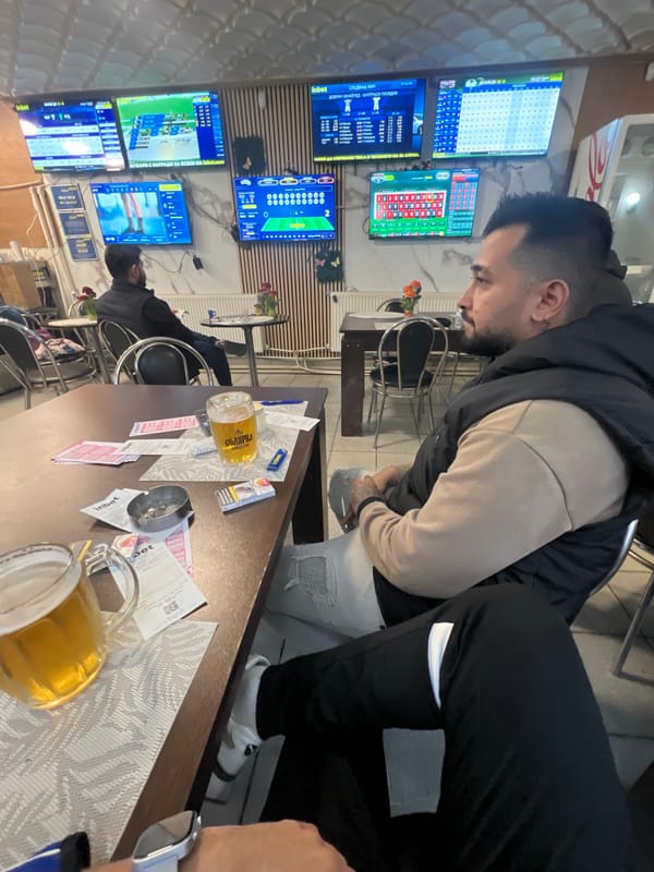 Person spotted at betting shop in Batoshevo, Bulgaria