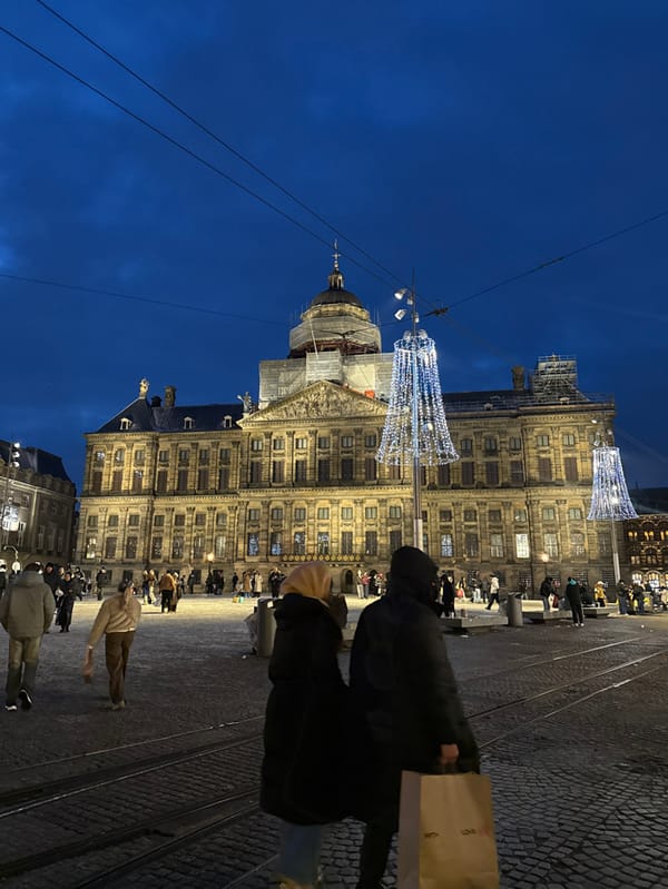 Ambulances respond to evening incident in decorated Amsterdam district