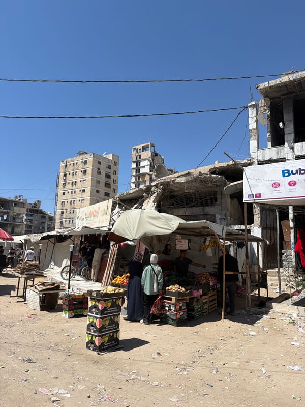 Gaza City street scenes show extensive damage, debris