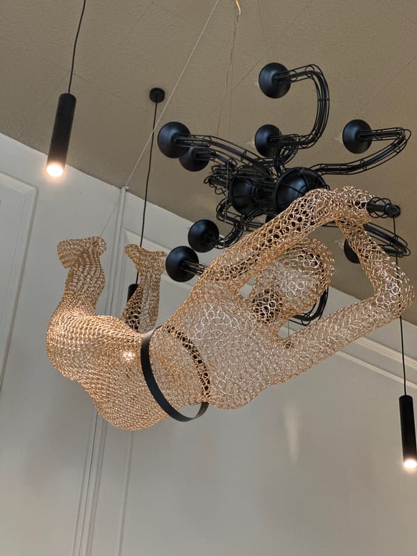 Morning breakfast service at upscale Zagreb cafe with artistic decor