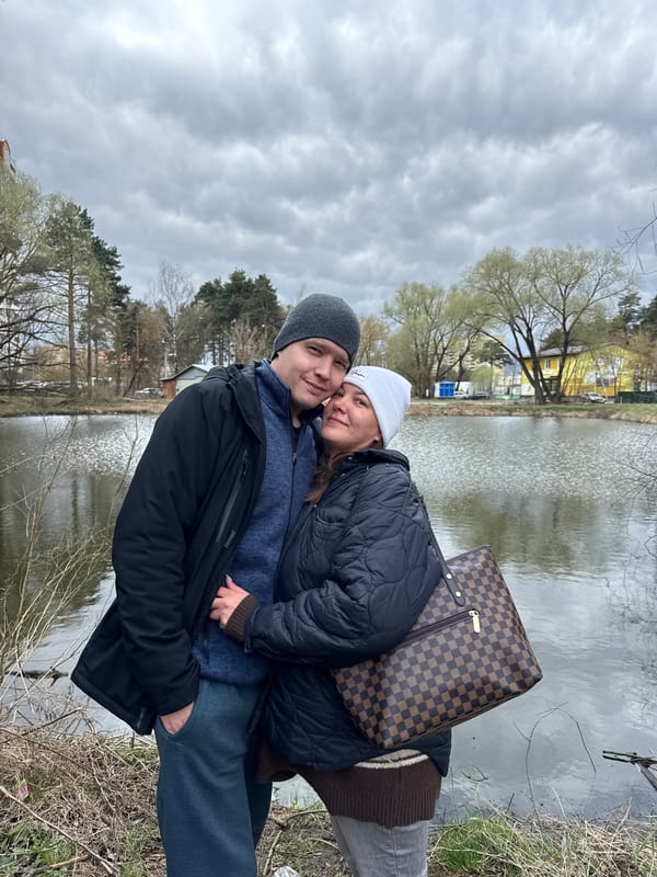 Morning outdoor activities captured near Dmitrov waterway