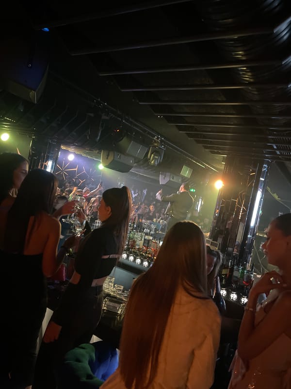 Night out: Crowded bar scene captured in Sofia