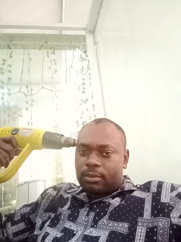 Man photographed multiple times in Gwarinpa, Nigeria neighborhood
