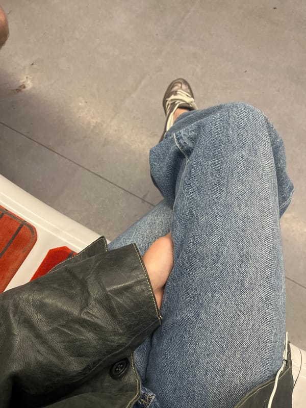 Person in jeans spotted on Lyon public transport