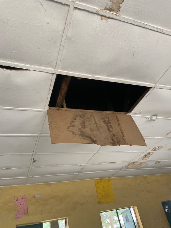Deteriorated indoor space documented in Unguwar Rimi, Nigeria
